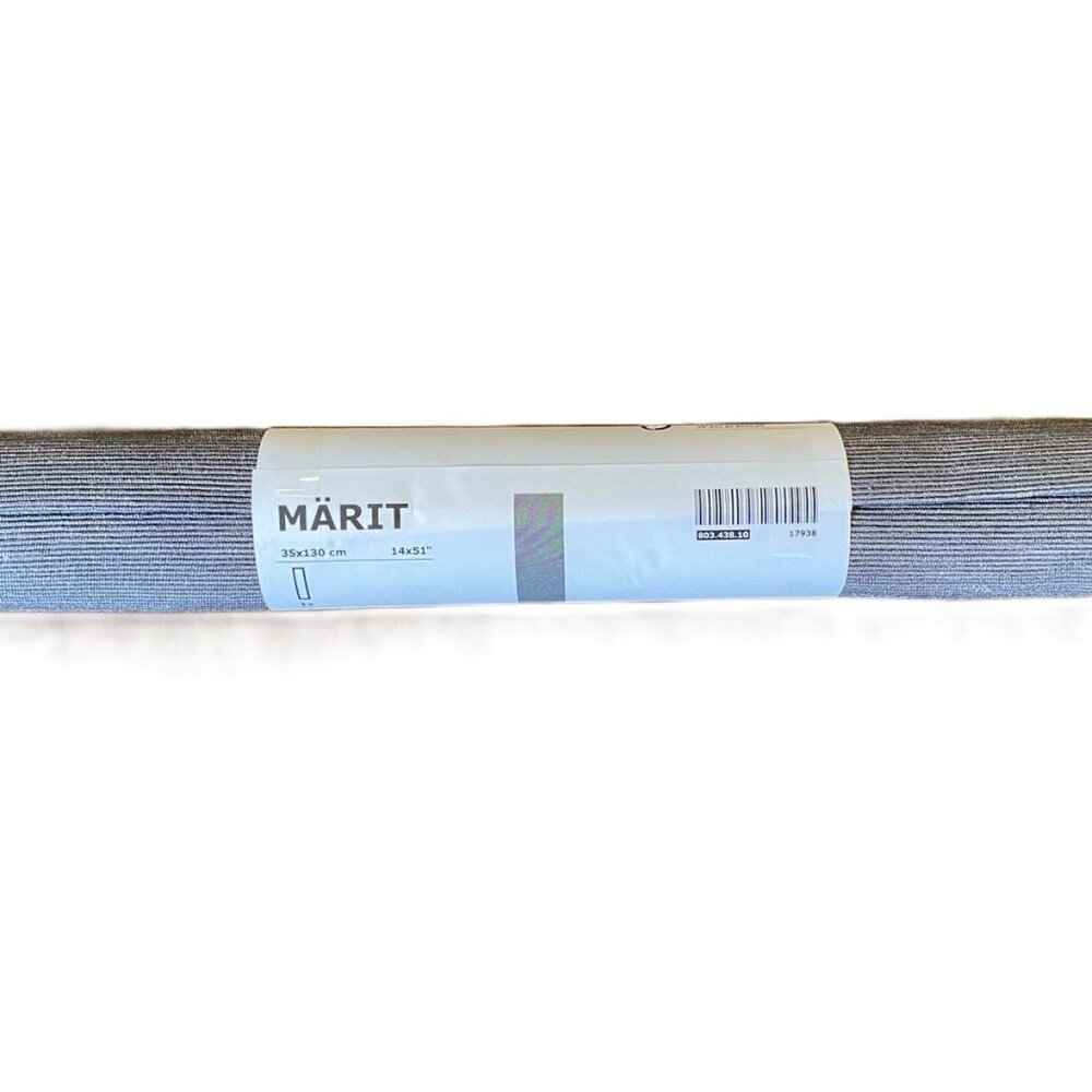 Ikea Marit Table Runner, Gray (14x51 " 35x130 cm) 80% Cotton 20% Polyester NEW